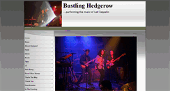 Desktop Screenshot of bustlinghedgerowband.com